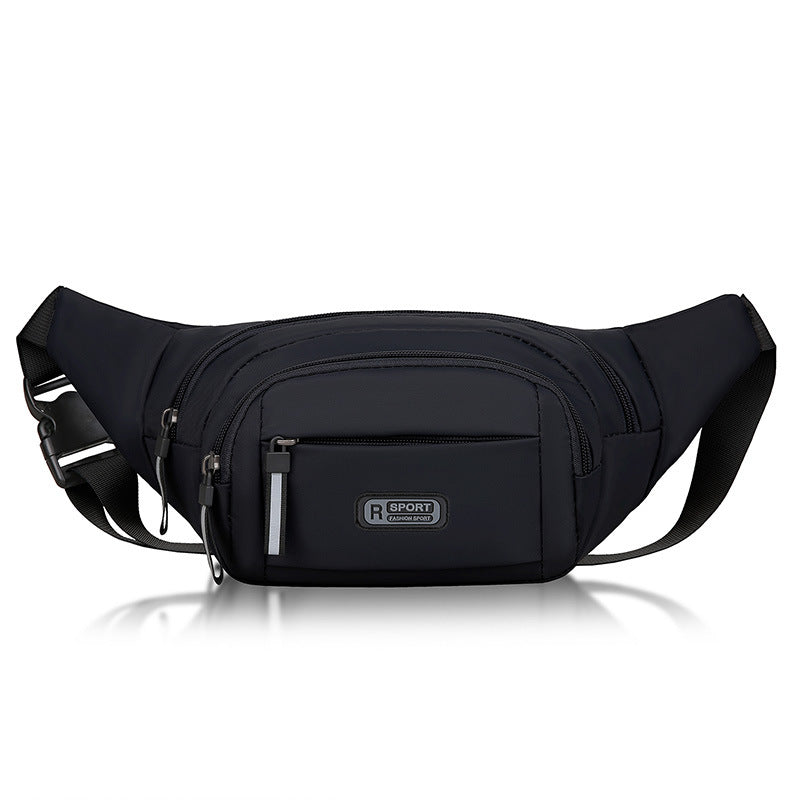 Anti-splashing work storage mobile phone bag business money collection large capacity slung chest bag men's waist bag manufacturers wholesale