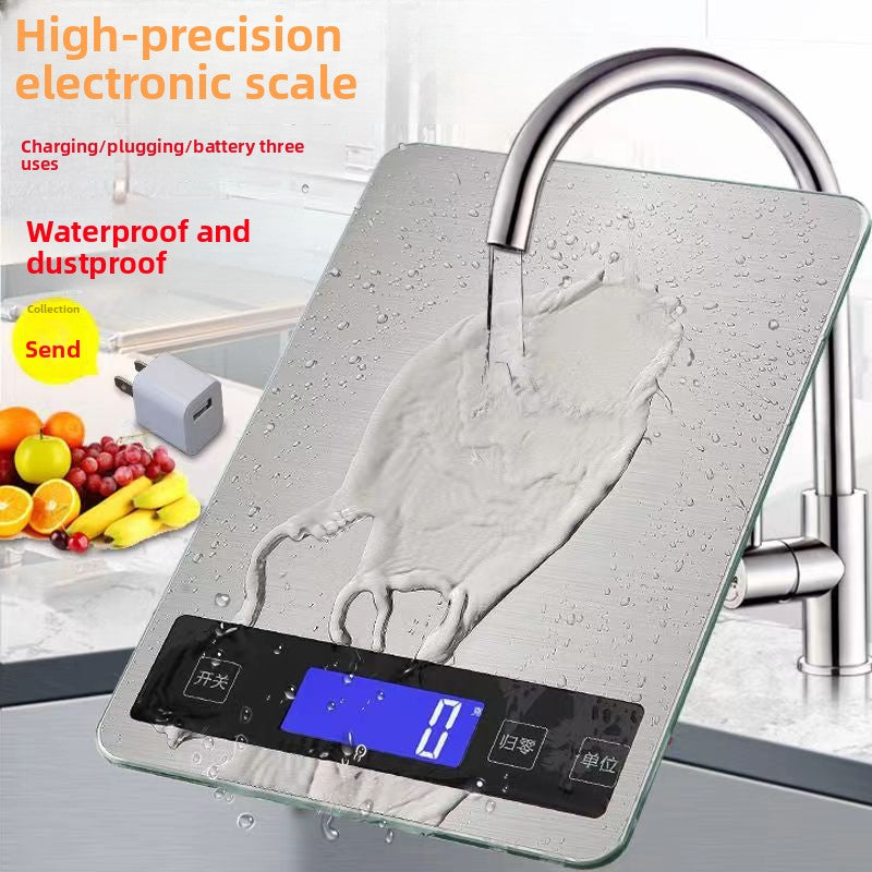 Stainless steel kitchen scale