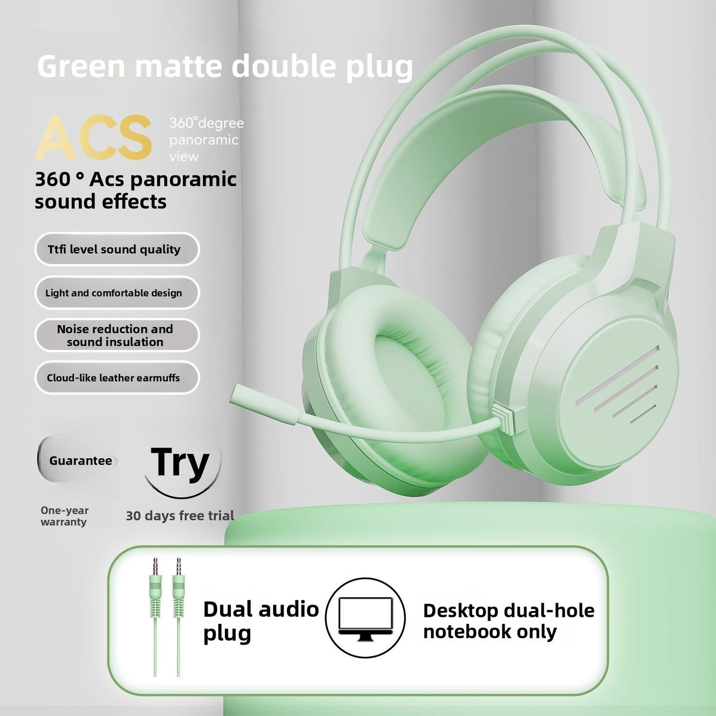 Wired headphones