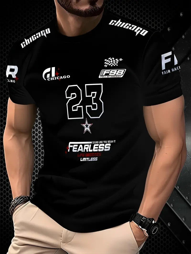 Men's summer loose short-sleeved T-shirt