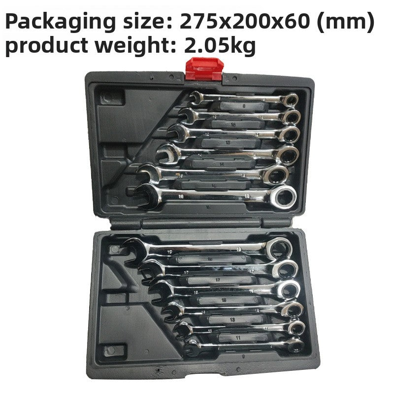 Plastic box dual-purpose ratchet wrench