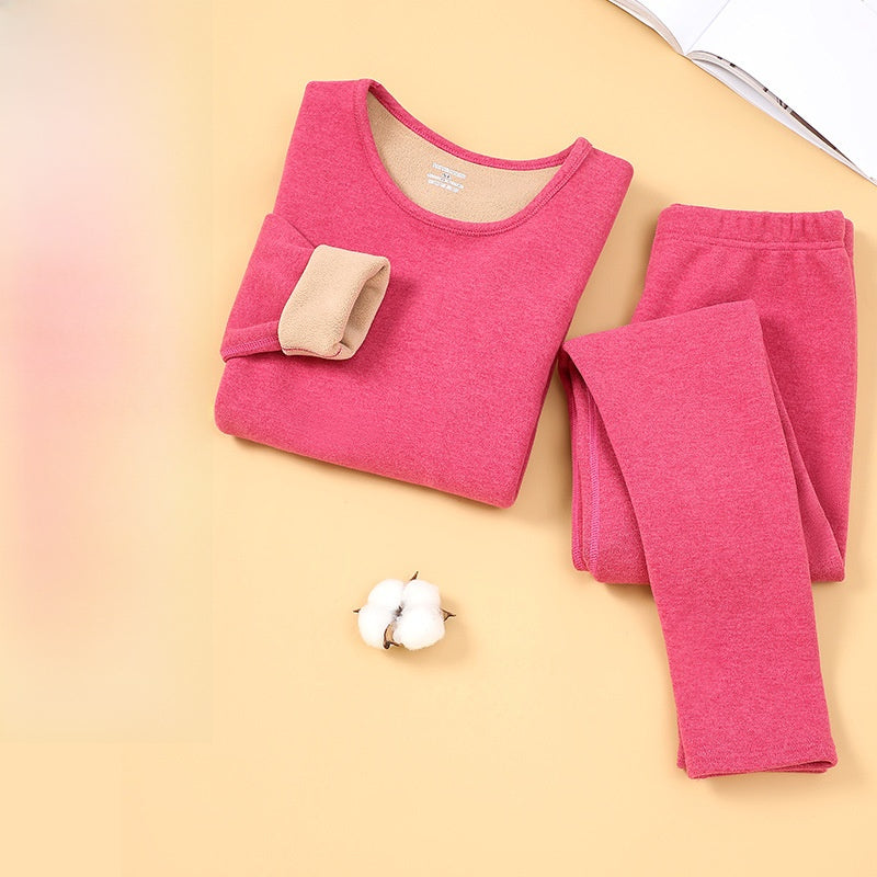 Men's thermal clothing is padded and thickened