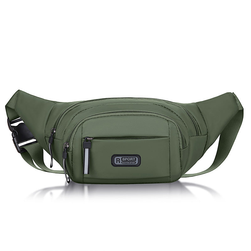 Anti-splashing work storage mobile phone bag business money collection large capacity slung chest bag men's waist bag manufacturers wholesale
