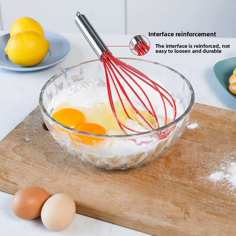 Stainless steel egg beater