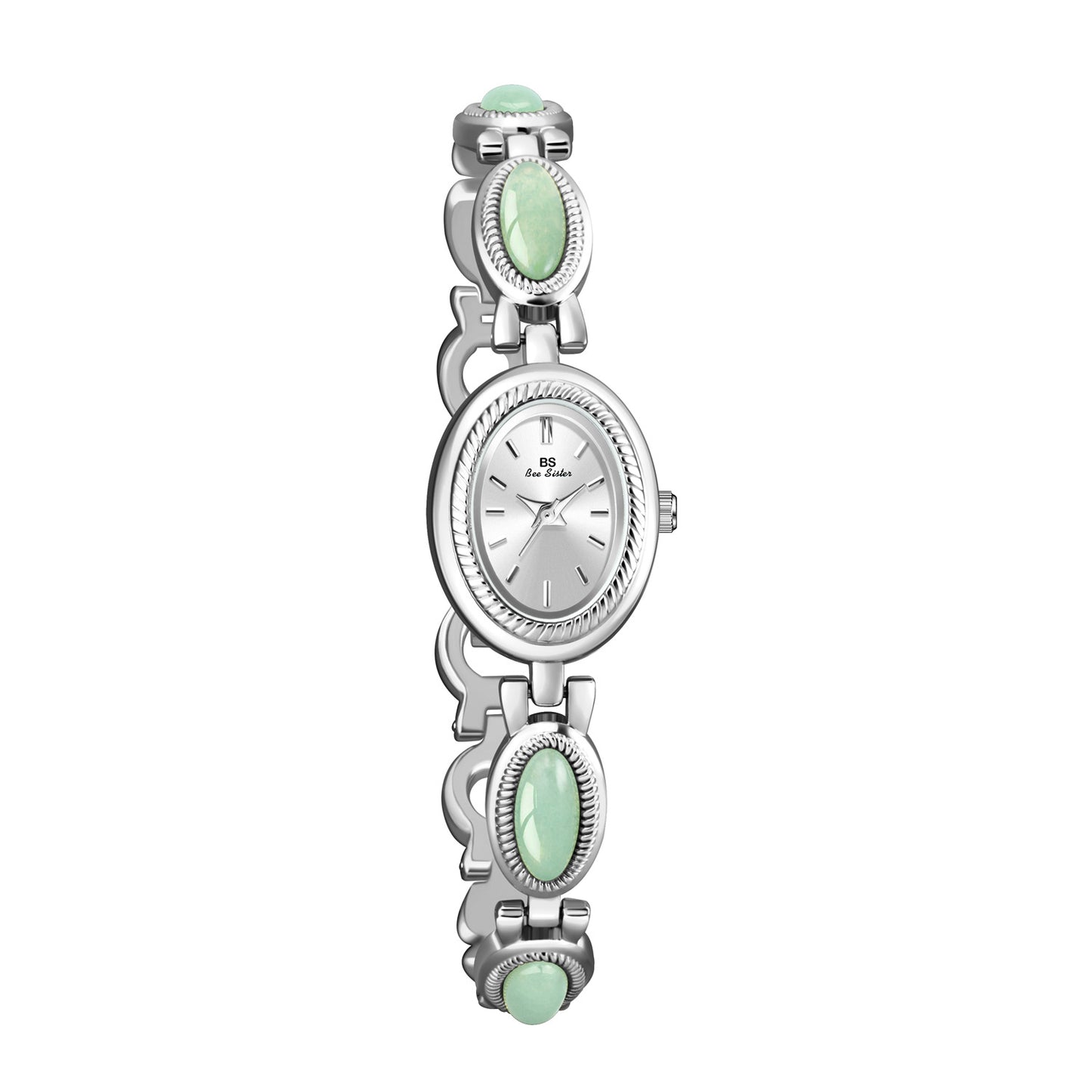 BS Natural Dongling stone and Hetian Jade high-end chain watch