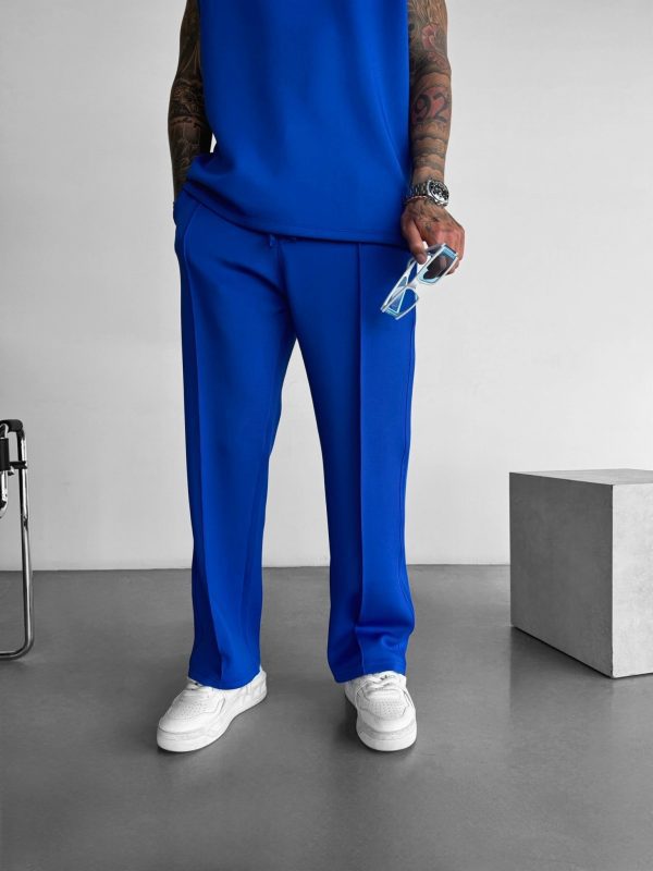 Loose straight-cut sports casual trousers