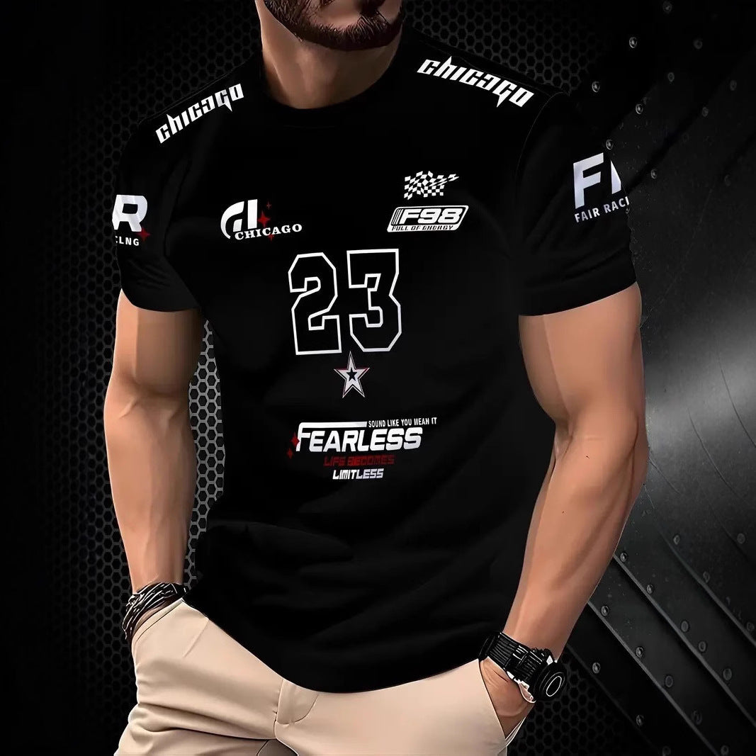 Men's summer loose short-sleeved T-shirt