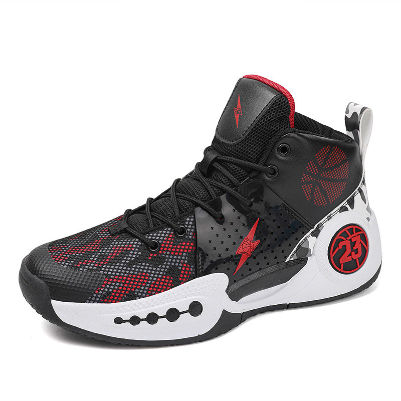 Men's Breathable Anti-Slip Basketball Running Sneakers