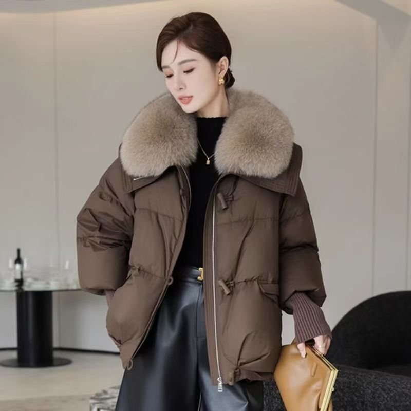 Big Wool Collar Cotton-padded Coat