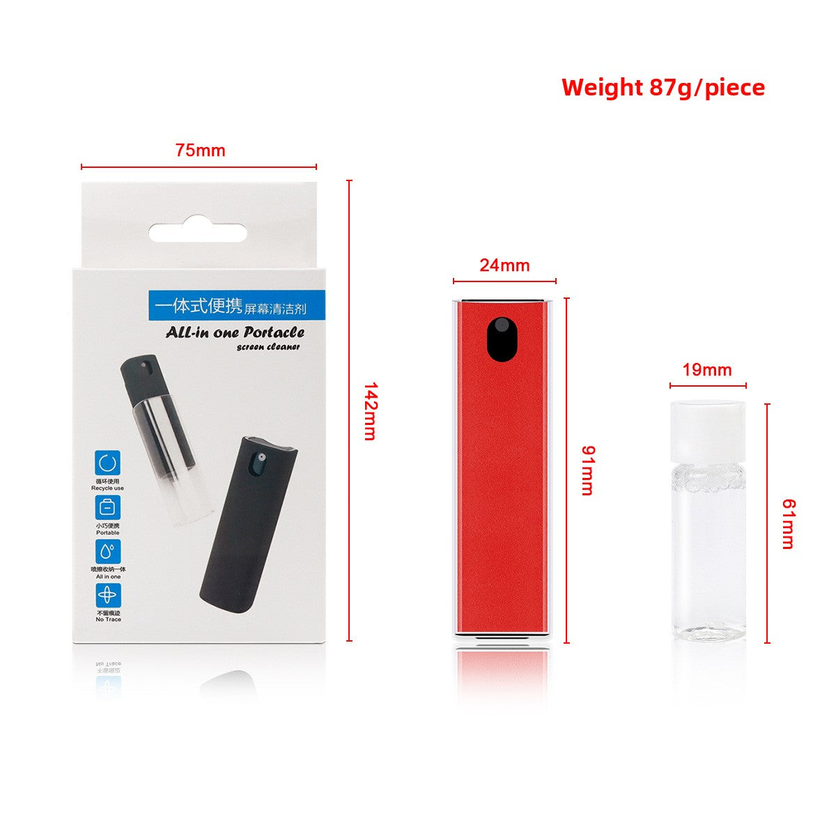 Mobile phone screen cleaner