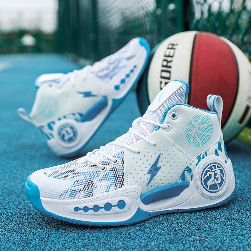 Men's Breathable Anti-Slip Basketball Running Sneakers