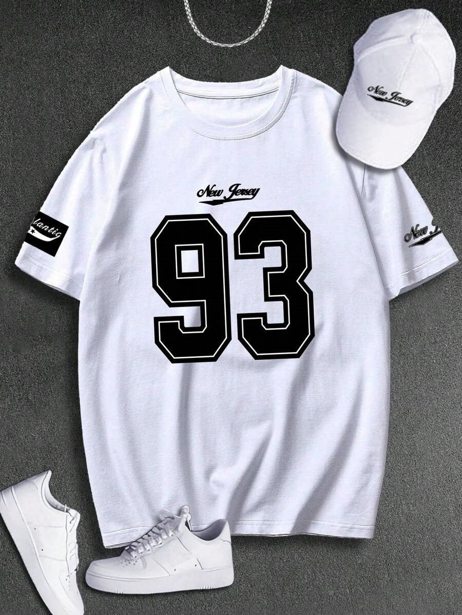 Men's summer loose short-sleeved T-shirt