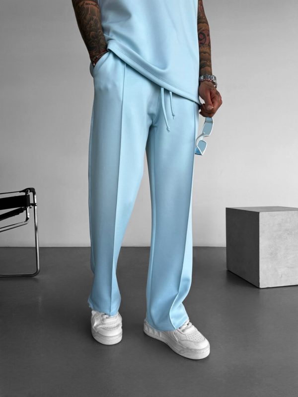 Loose straight-cut sports casual trousers