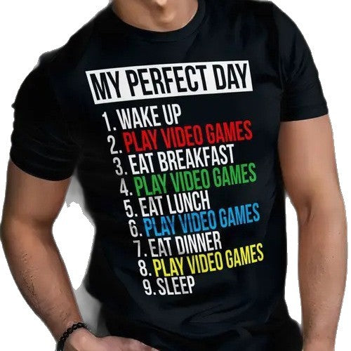 Men's summer loose short-sleeved T-shirt