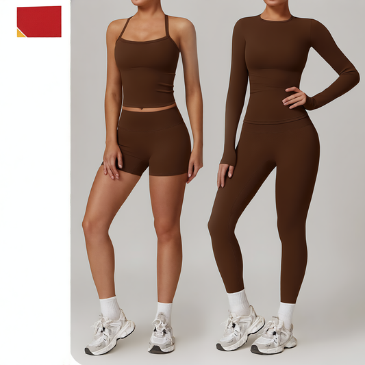 Tight-fitting yoga set