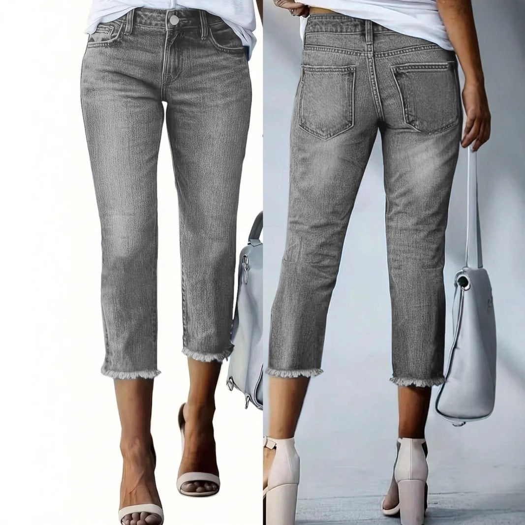 Nine percent slimming jeans