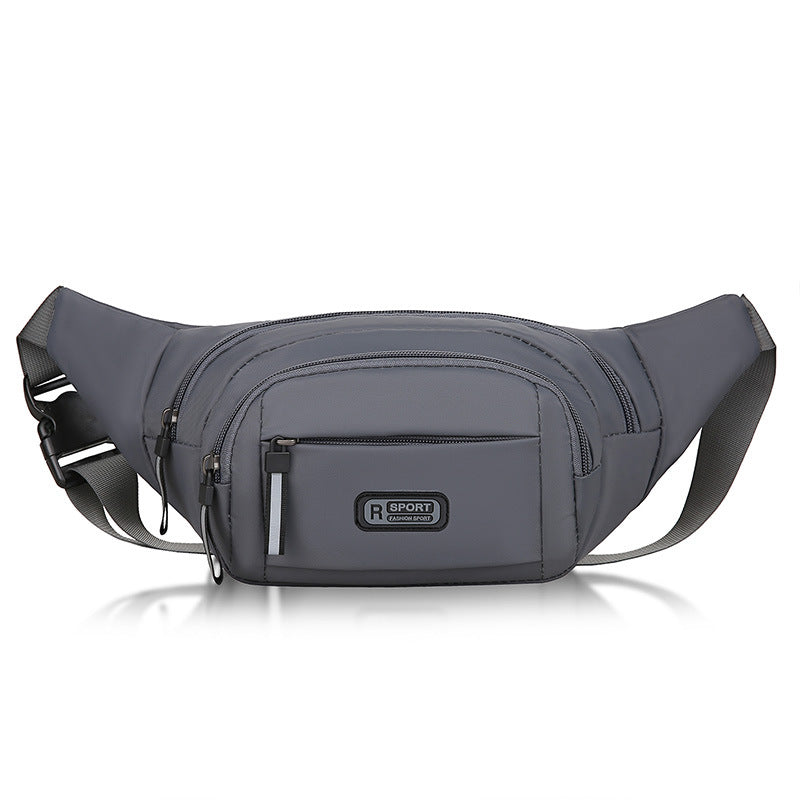 Anti-splashing work storage mobile phone bag business money collection large capacity slung chest bag men's waist bag manufacturers wholesale
