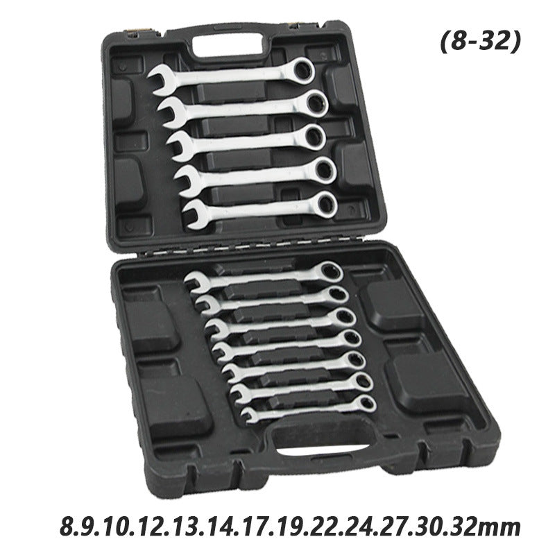 Plastic box dual-purpose ratchet wrench