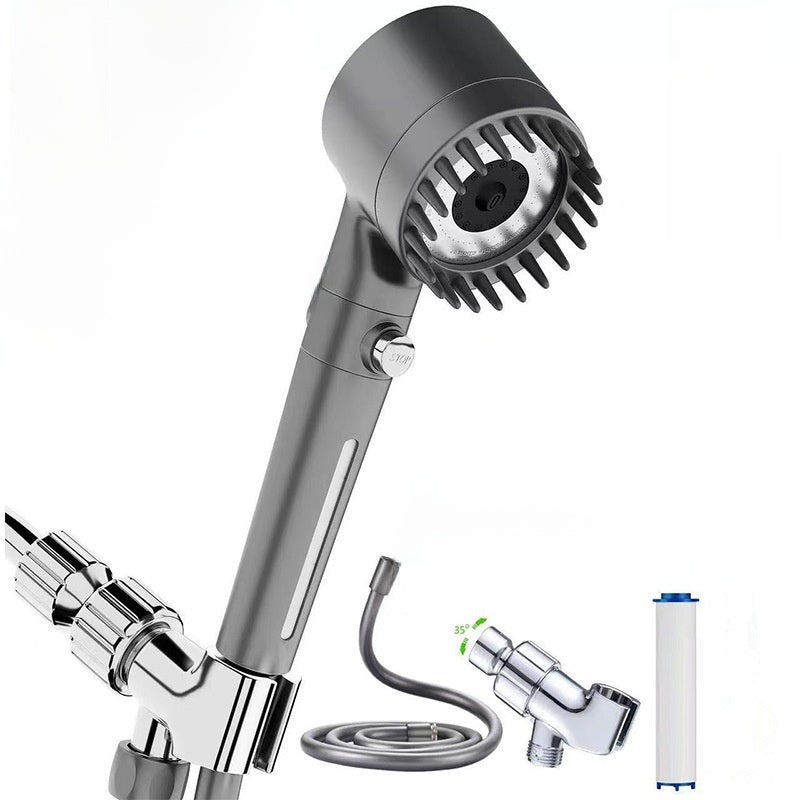 Powerful pressurized shower head for the bathroom