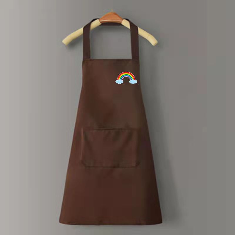 Waterproof Sleeveless Kitchen Apron with Dragon Phoenix Design