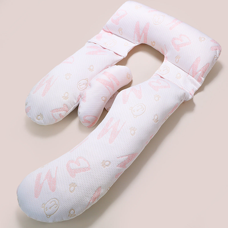 Pregnant woman's waist-supporting side-sleeping pillow