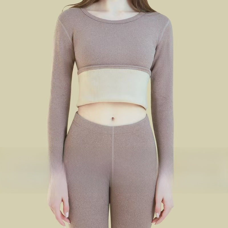 Men's thermal clothing is padded and thickened