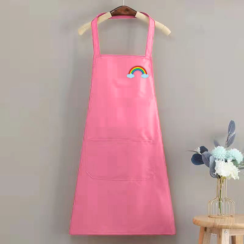 Waterproof Sleeveless Kitchen Apron with Dragon Phoenix Design
