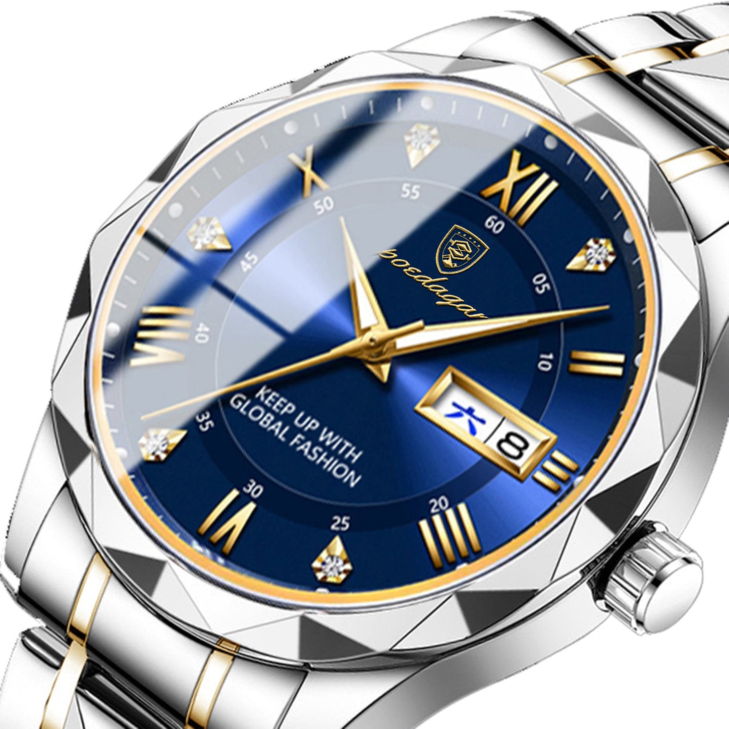 Swiss Brand Waterproof Luminous Men's Quartz Watch