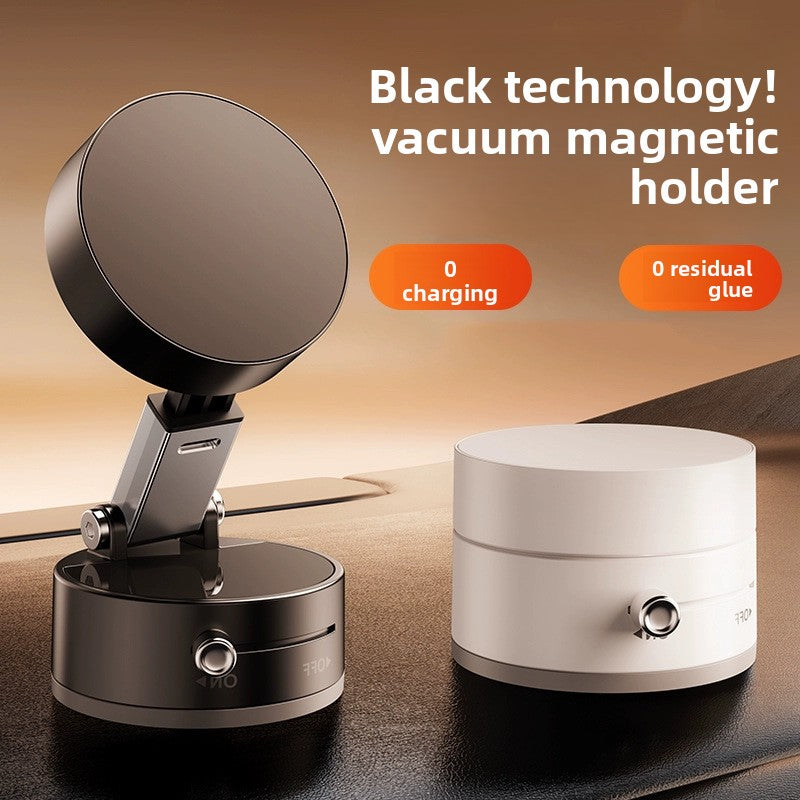 Magnetic car-mounted mobile phone holder