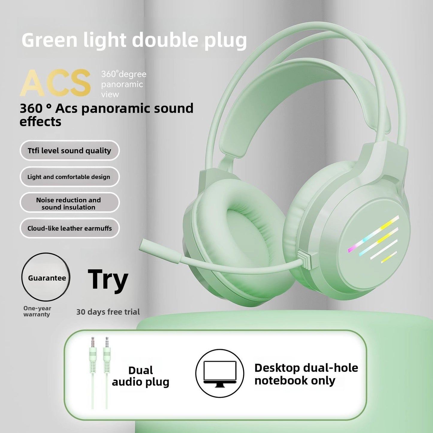 Wired headphones