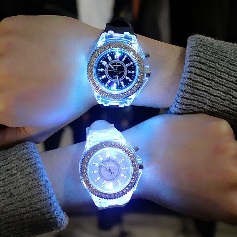 Trendy LED Luminous Watch for Couples