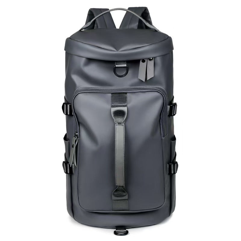 Multi-functional hand-held and double-back travel bag