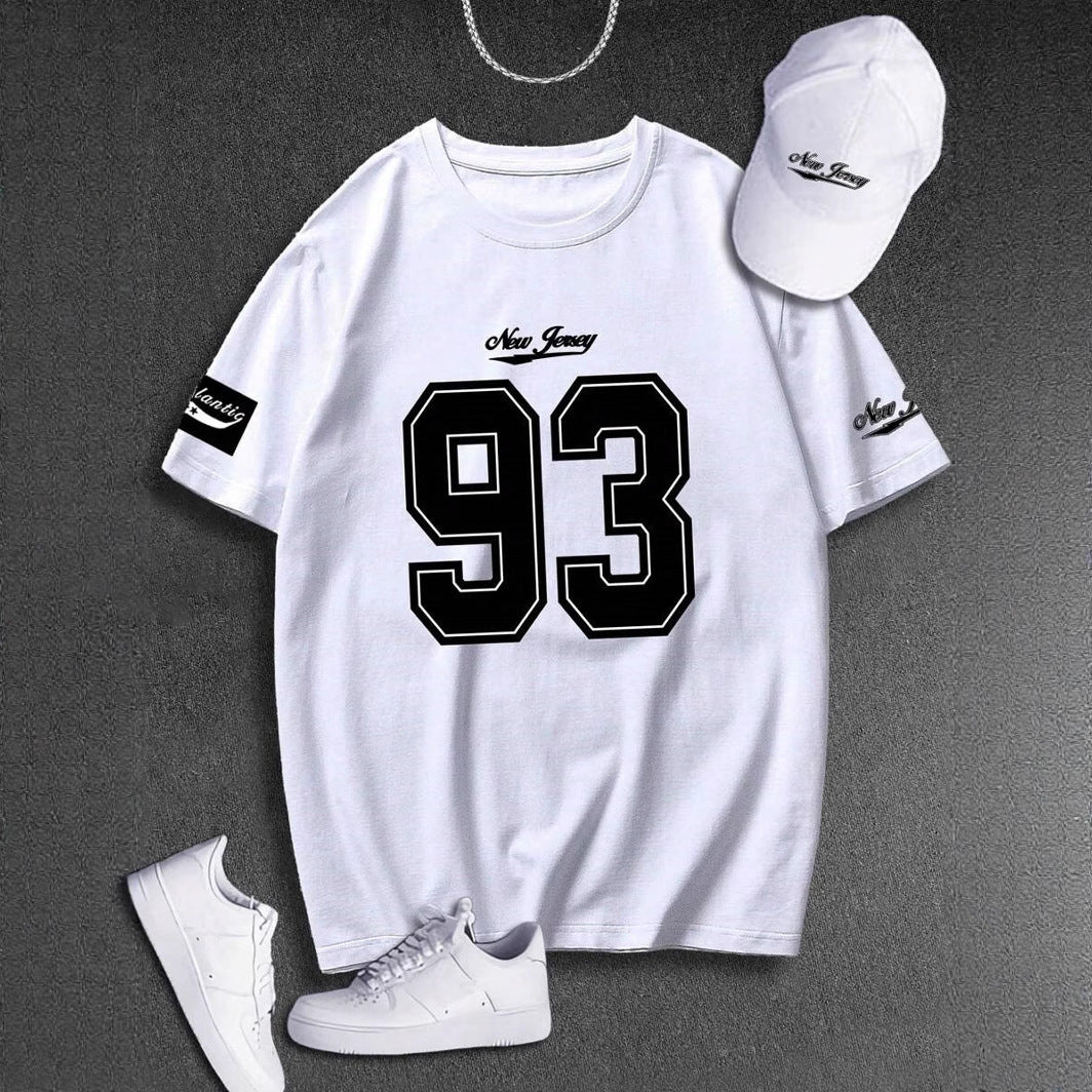 Men's summer loose short-sleeved T-shirt