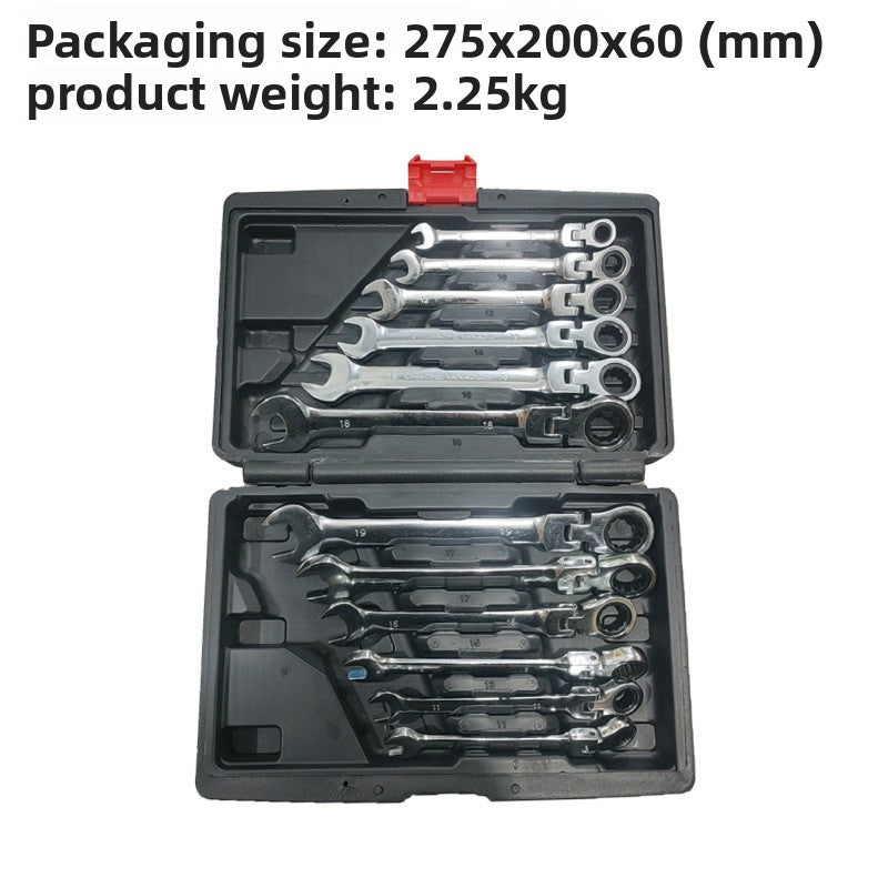 Plastic box dual-purpose ratchet wrench