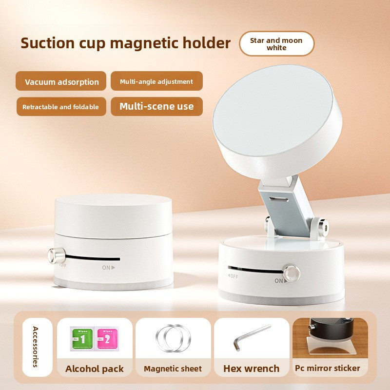 Magnetic car-mounted mobile phone holder
