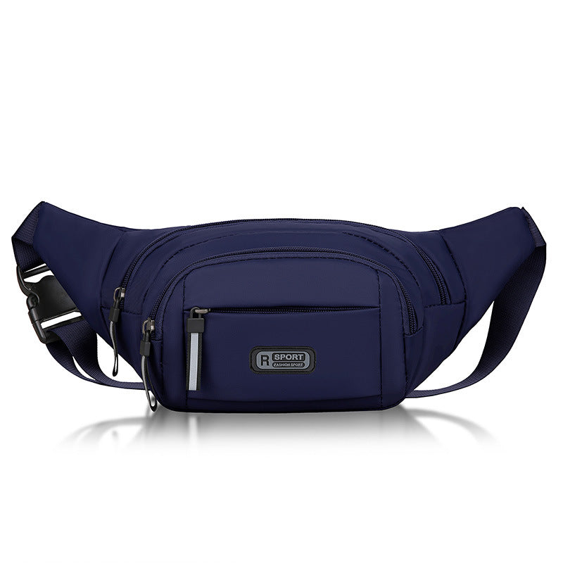 Anti-splashing work storage mobile phone bag business money collection large capacity slung chest bag men's waist bag manufacturers wholesale