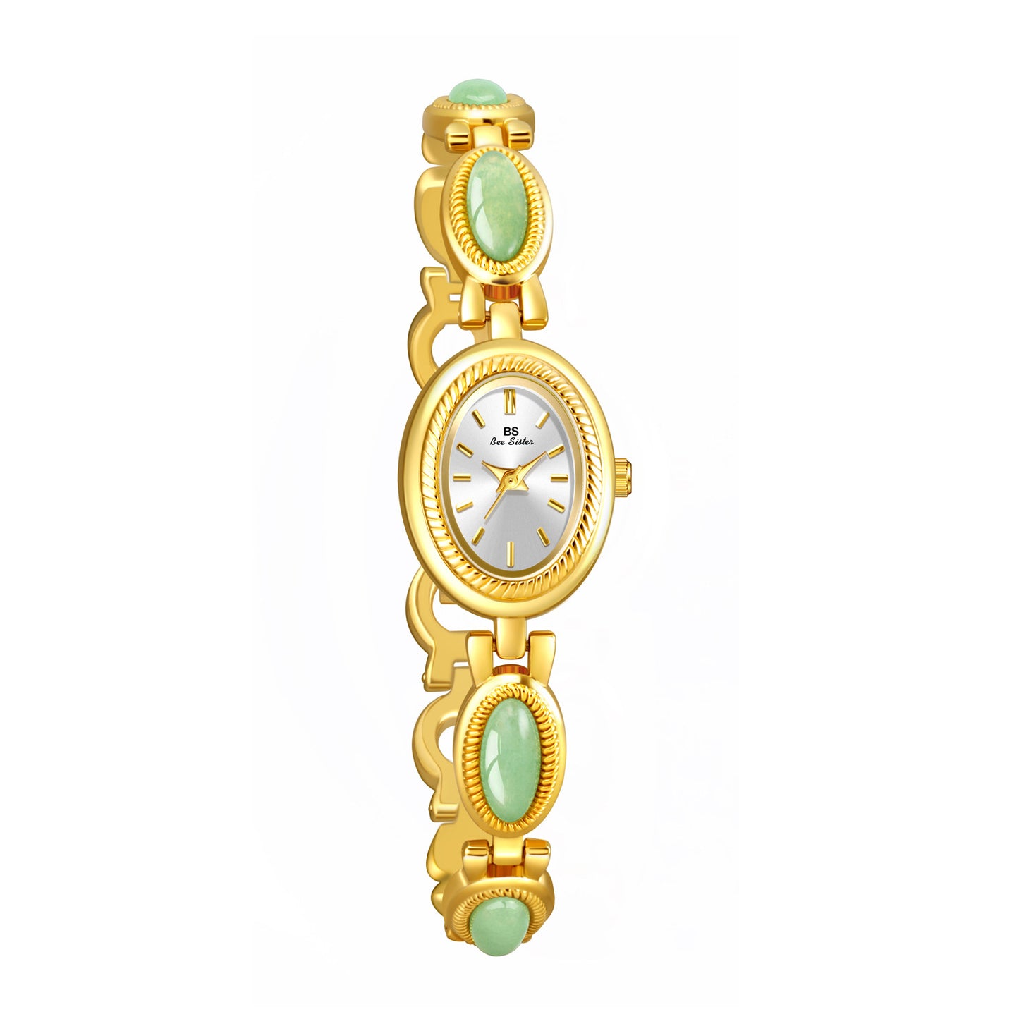 BS Natural Dongling stone and Hetian Jade high-end chain watch
