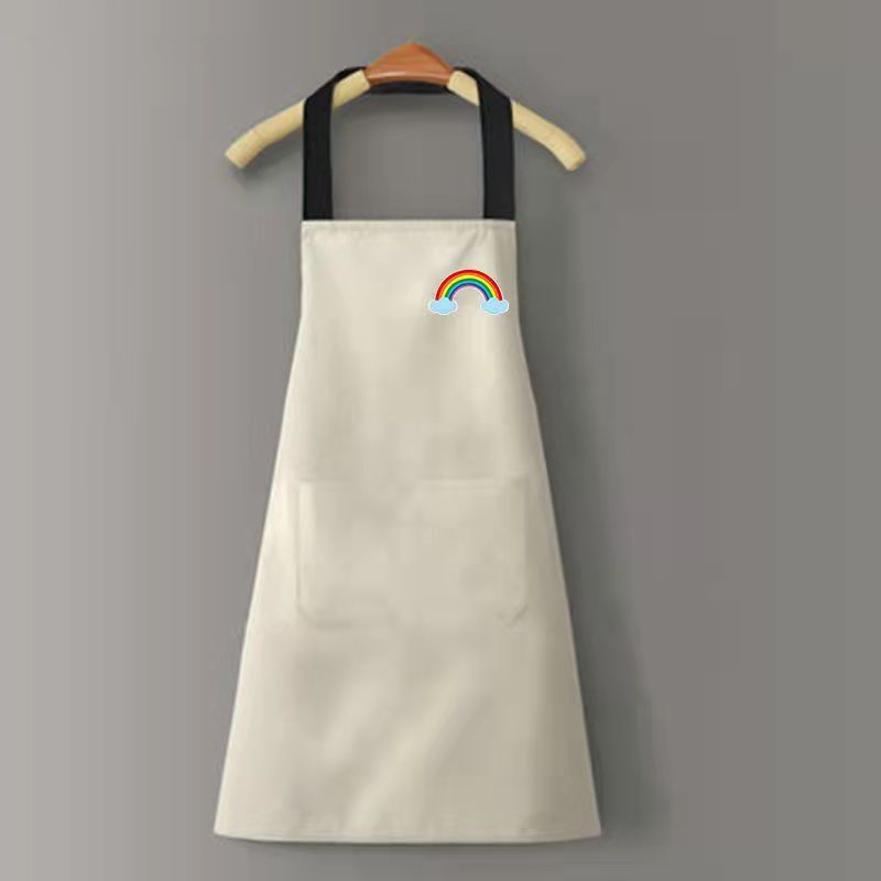 Waterproof Sleeveless Kitchen Apron with Dragon Phoenix Design