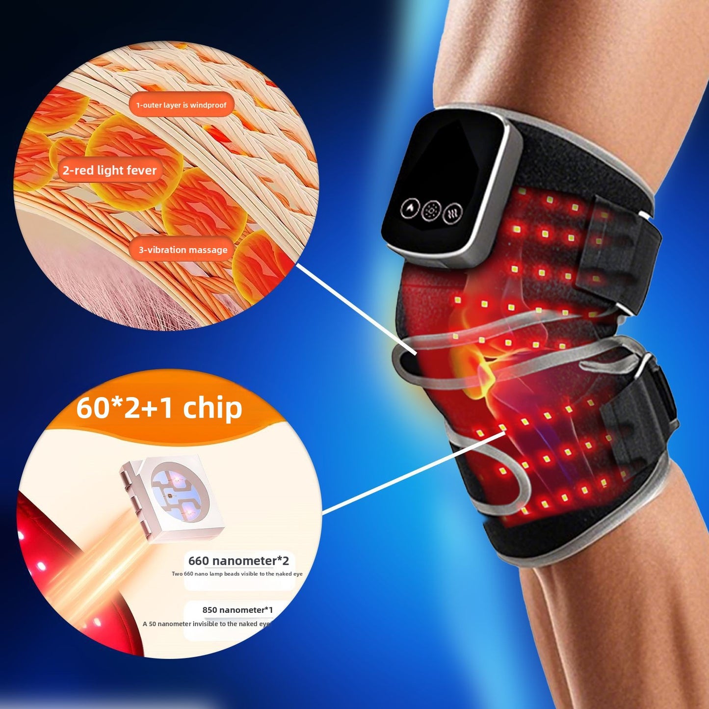 Red light Therapy knee massage magic tool