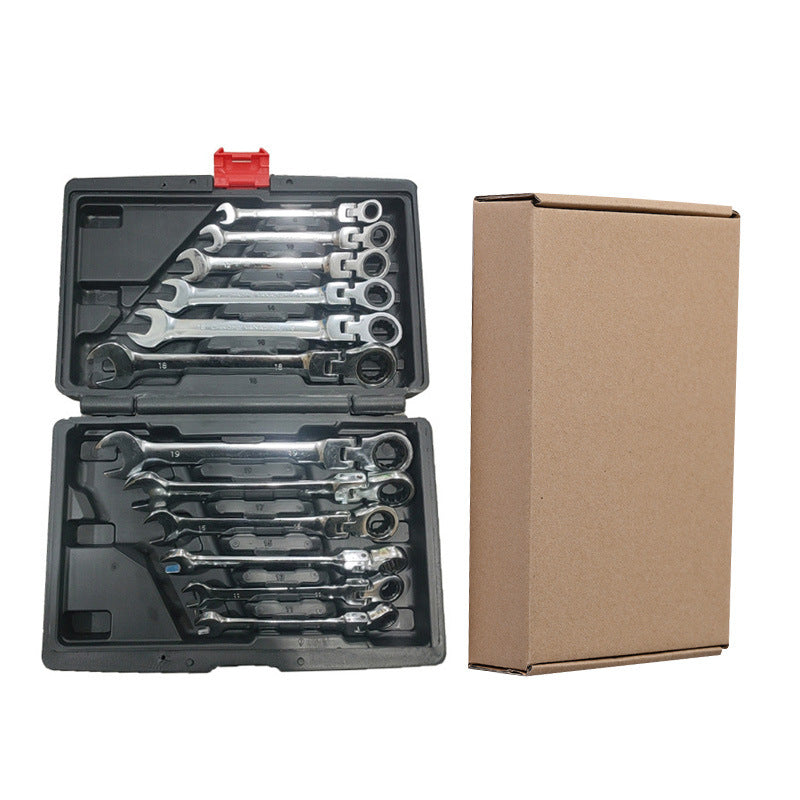 Plastic box dual-purpose ratchet wrench