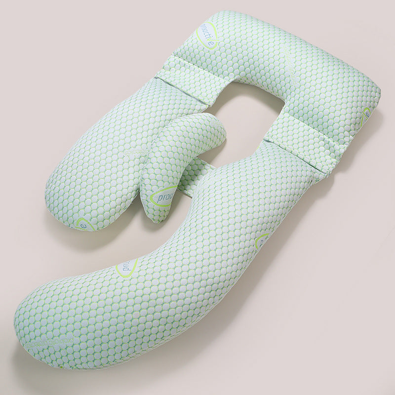 Pregnant woman's waist-supporting side-sleeping pillow