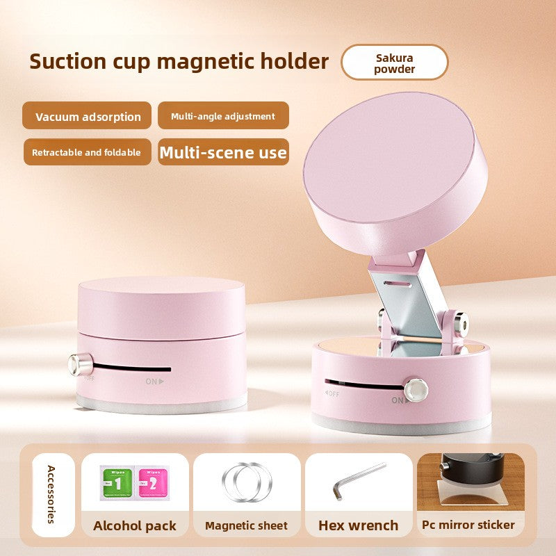 Magnetic car-mounted mobile phone holder