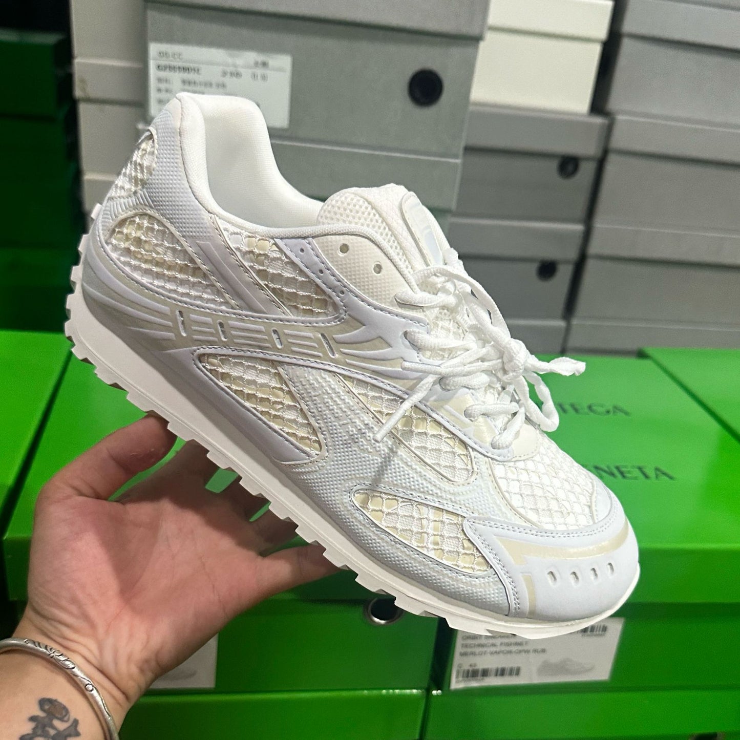 Retro mesh dad shoes