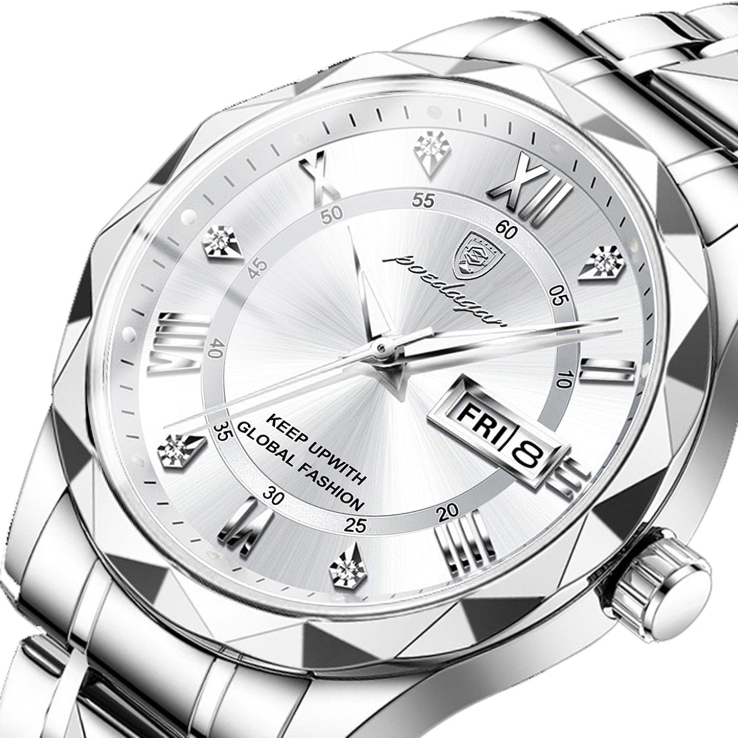 Swiss Brand Waterproof Luminous Men's Quartz Watch
