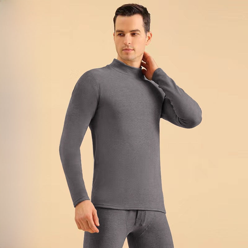 Men's thermal clothing is padded and thickened