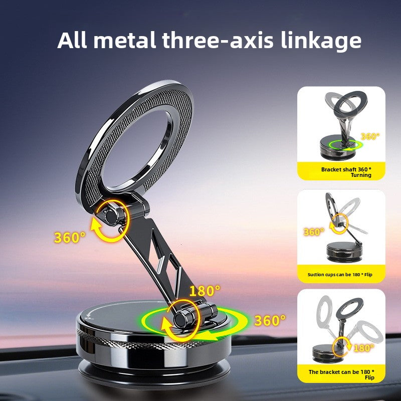 Car magnetic navigation mobile phone stand