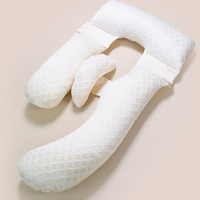 Pregnant woman's waist-supporting side-sleeping pillow