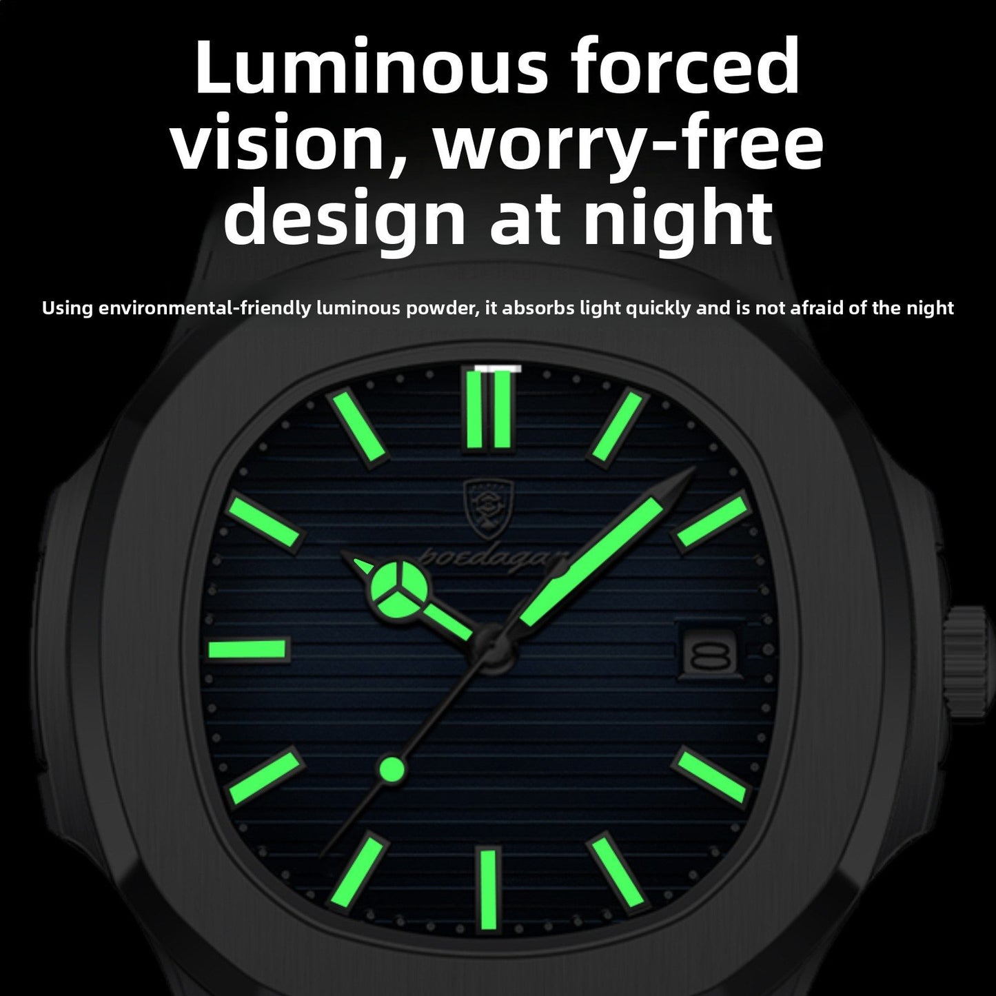 Waterproof ultra-thin men's watch