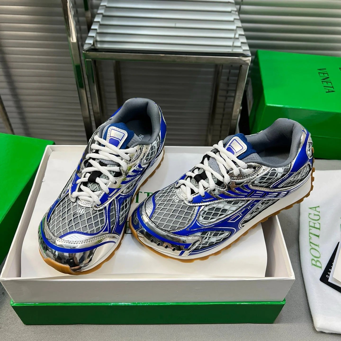 Retro mesh dad shoes