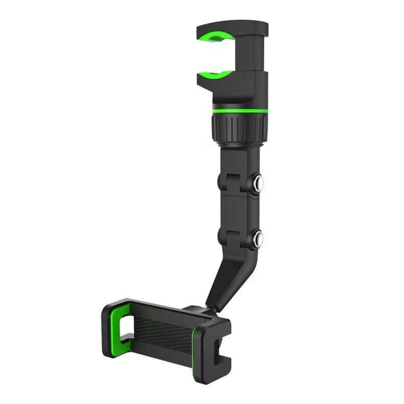 Car rearview mirror mobile phone bracket
